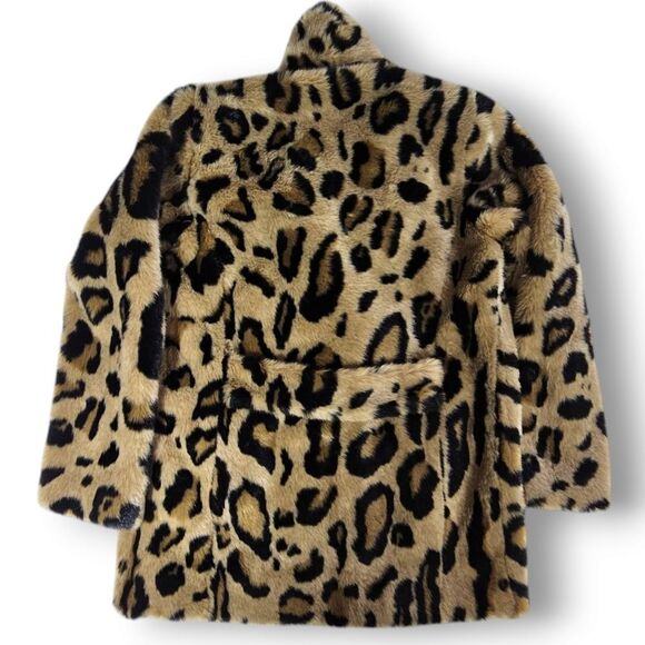 STAND STUDIO Faux Leopard Coat size S - Picture 3 of 14